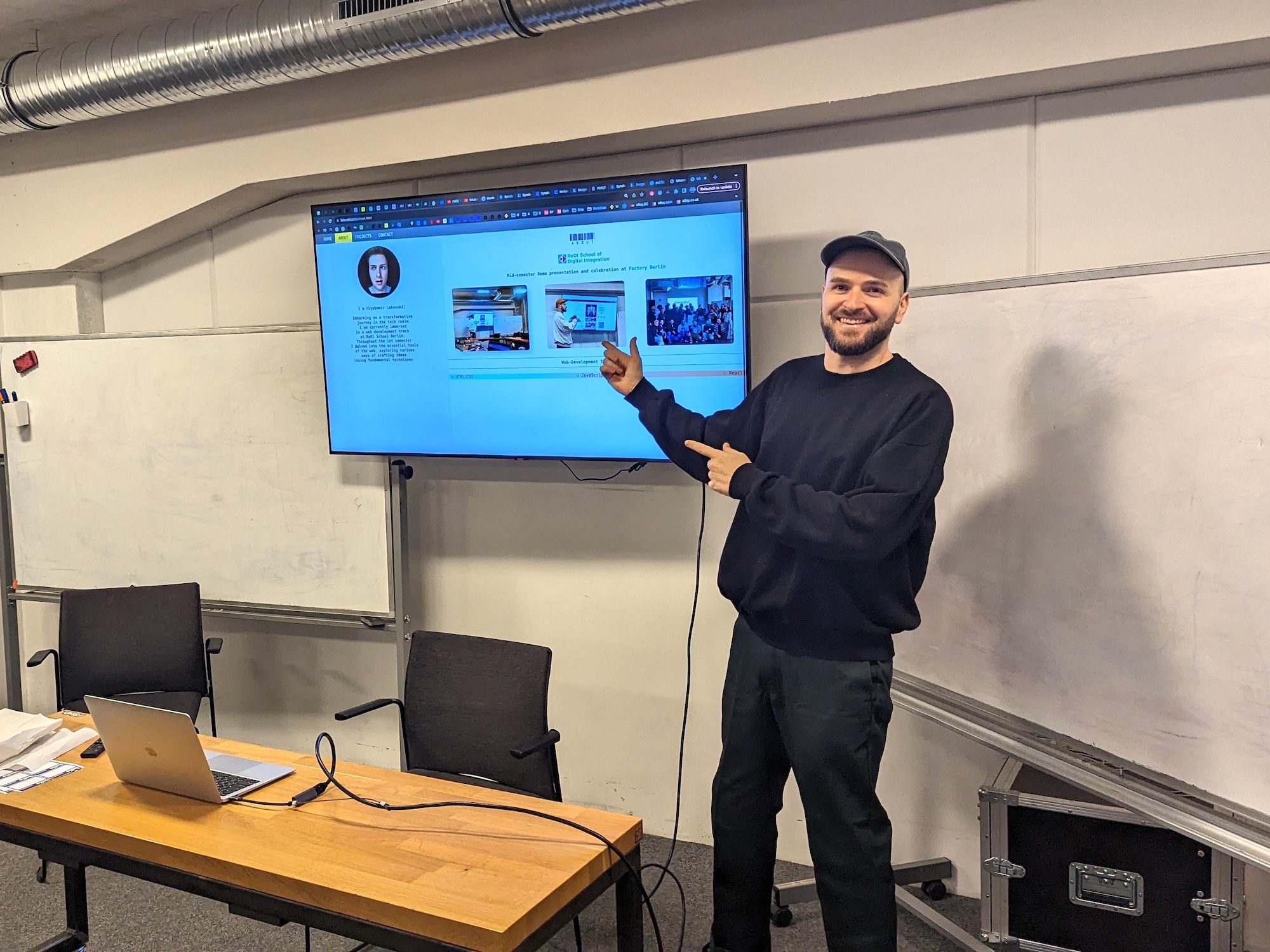 Image of a demo presentation