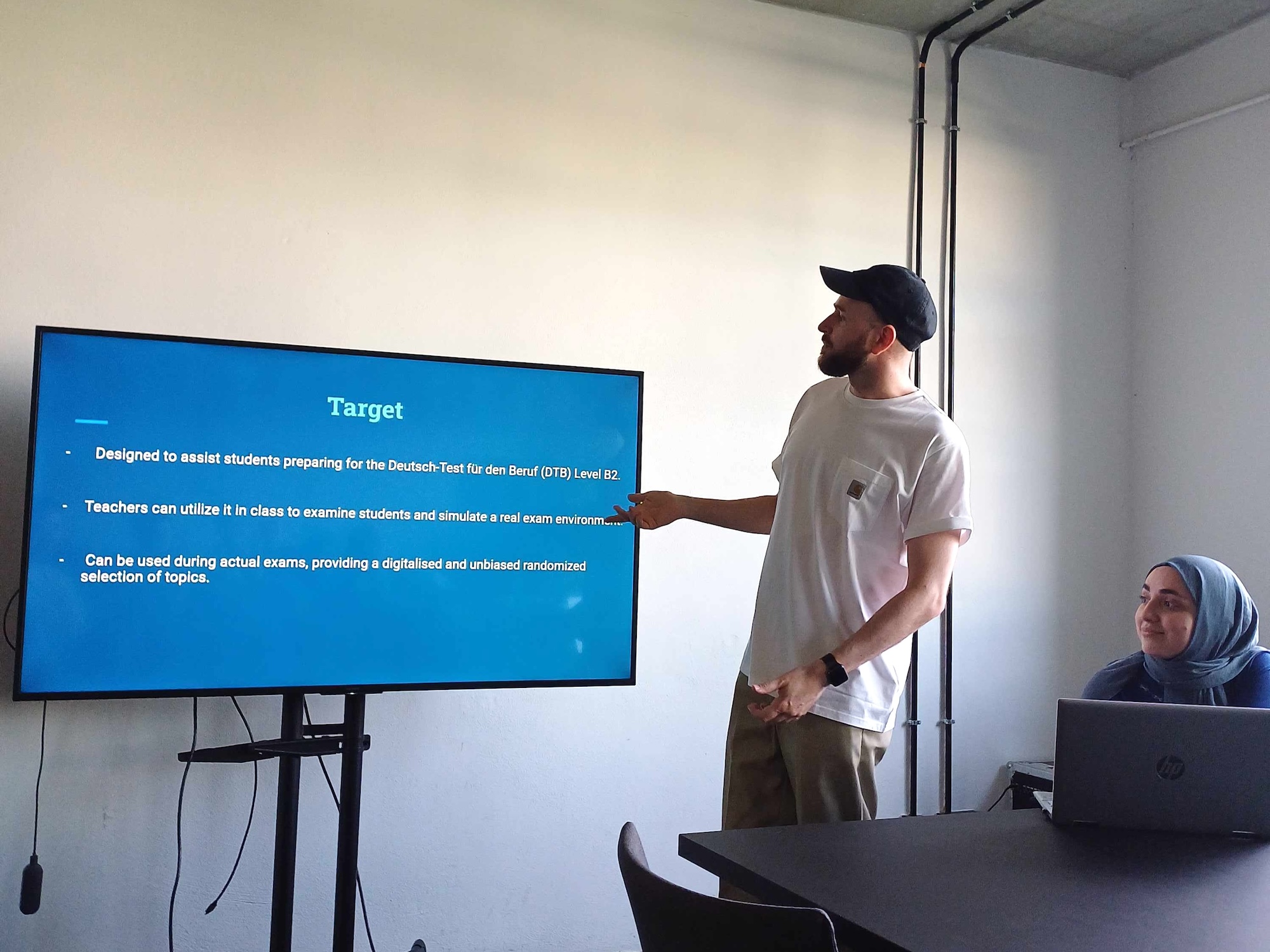 Image of a demo presentation